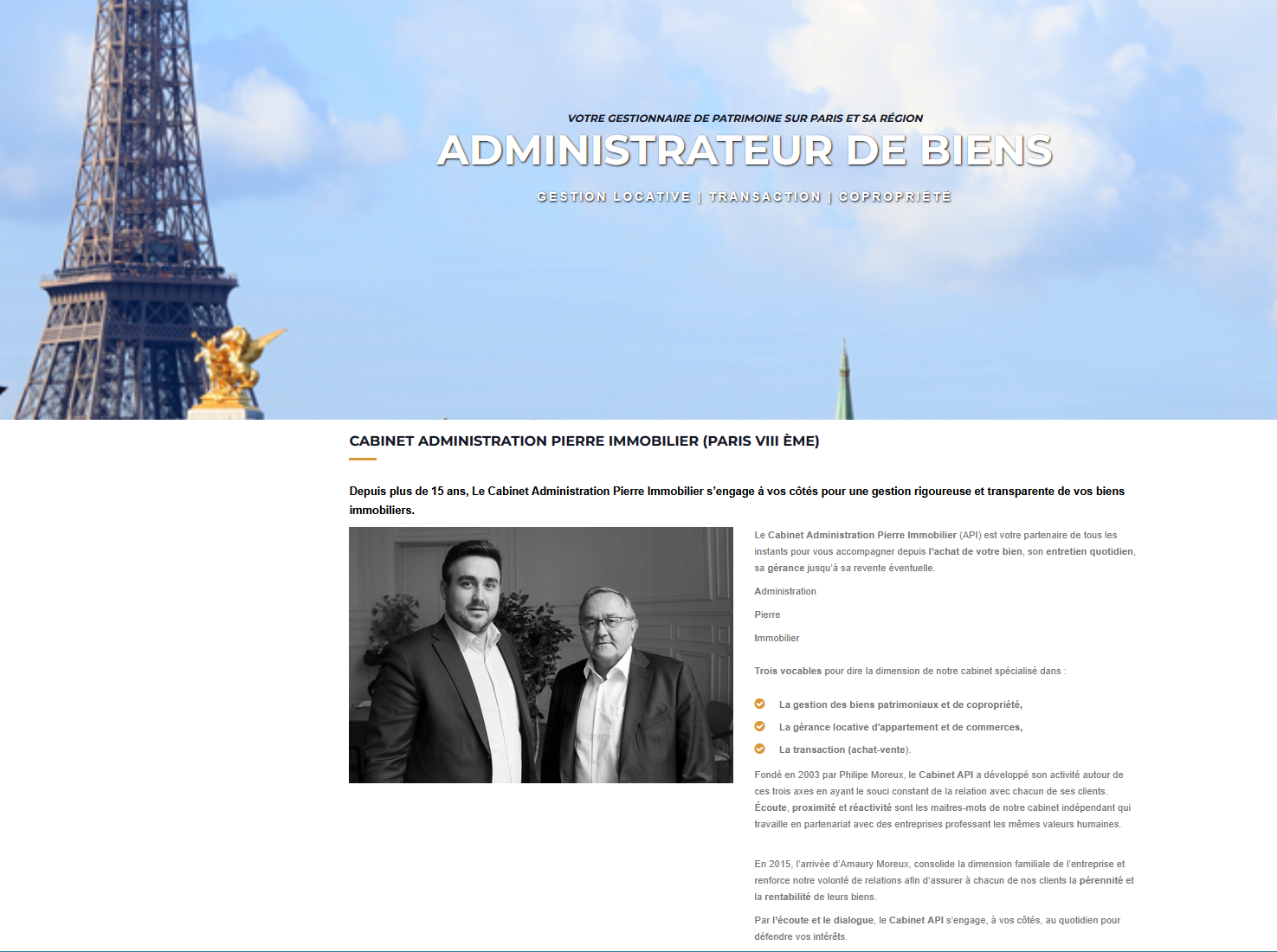 API Immobilier